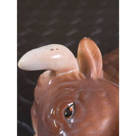 Vintage Porcelain Charging Bull Figurine Made in Japan - Picture 4 of 11